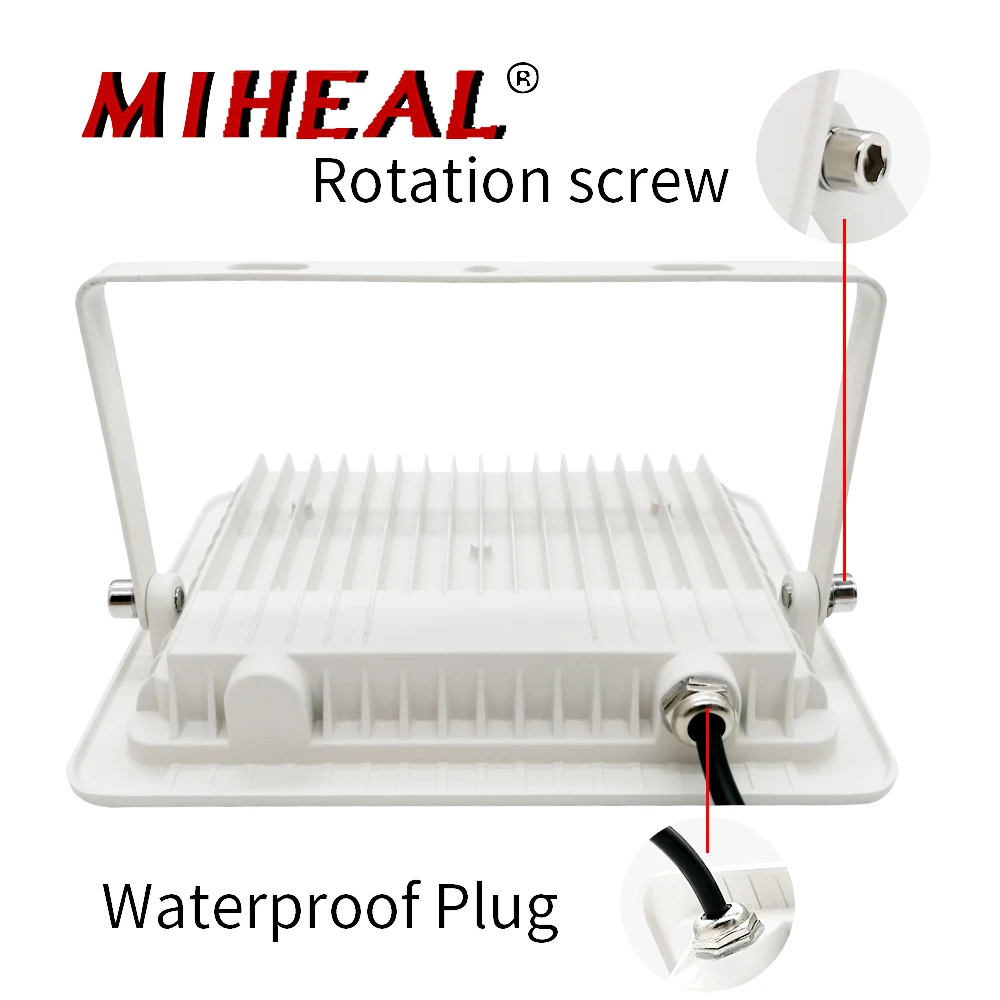 Светодиодный прожектор светильник мощностью 10 Вт 20 30 50 100 IP68 Водонепроницаемый 220V