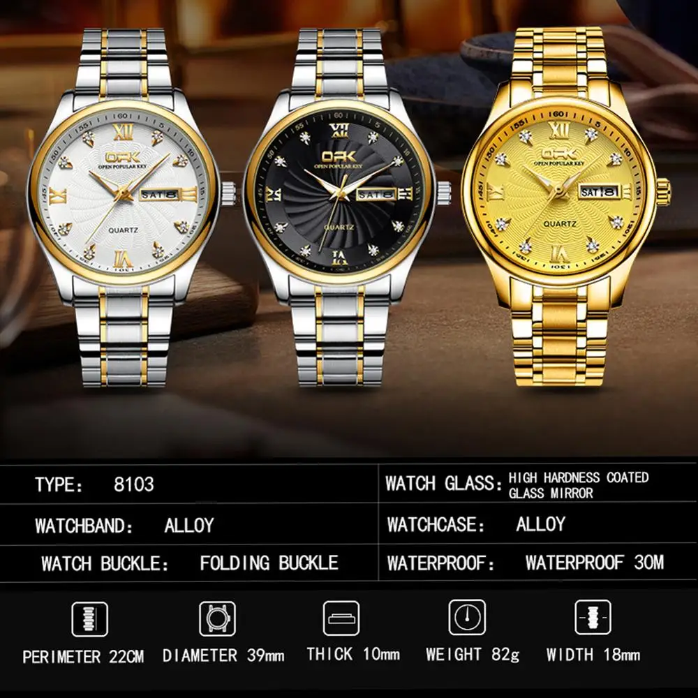Reloj Pareja Luxury Couple Watch Men Watches Women Week Fashion Love Stainless Steel Waterproof Date Pair Luminous | Наручные часы