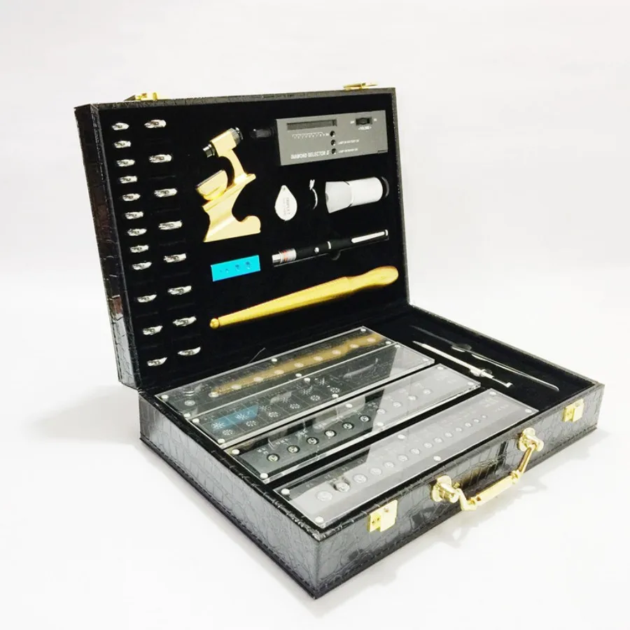 Новый набор для проверки и измерения колец с бриллиантами драгоценными камнями