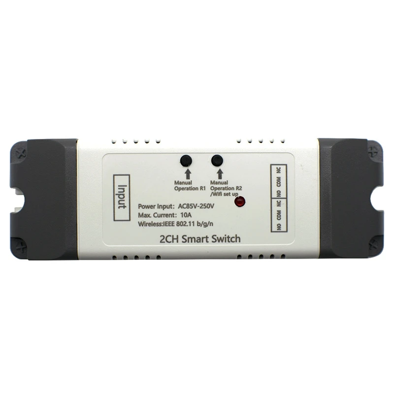 

New Smart WiFi Remote Control Wireless Switch Module Inter Lock Wifi Switch Timer for Ewelink Garage Gate Opener 85-250V