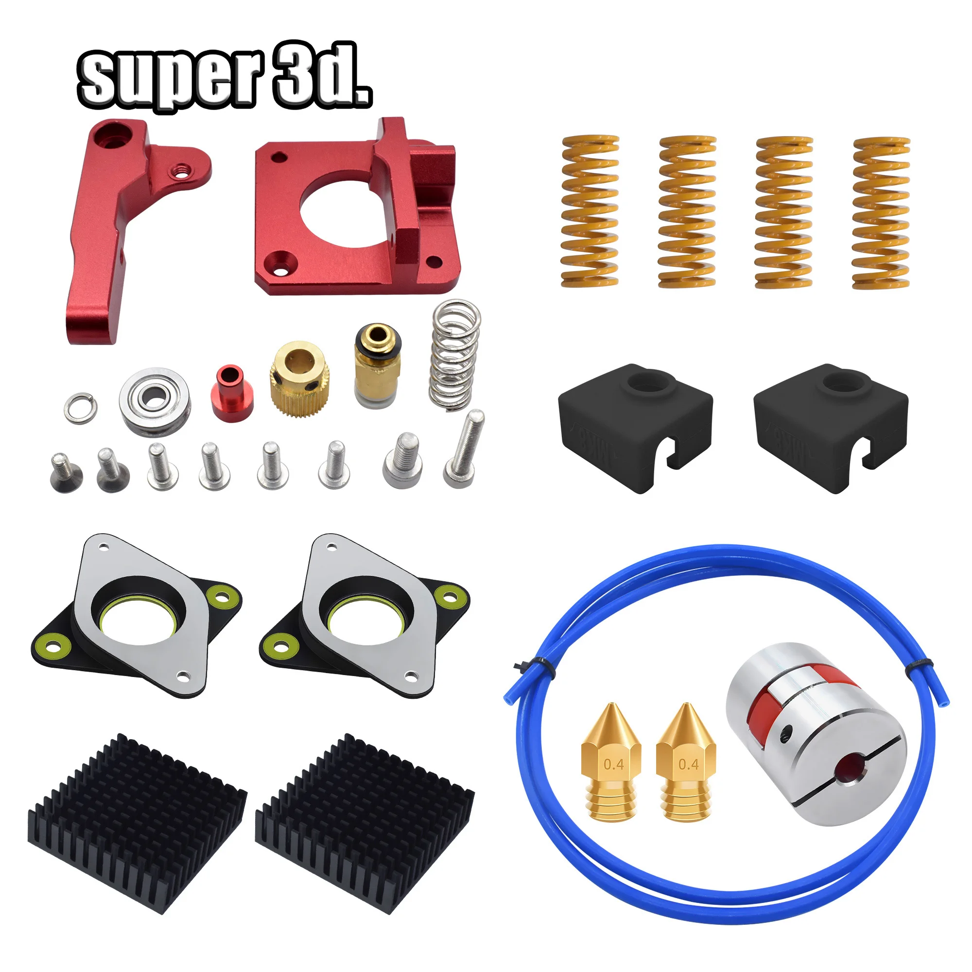MK8 bowden экструдер подачи комплект для Creality Ender 3 CR10 10s 1 75 мм + Горячая кровать