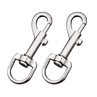 2pcs eye bolt camera strap multifunction for diving keychain clips zinc alloy portable buckle dog swivel snap hook single ended