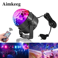 rgb lights led stage light laser halloween projector christmas dj controller auto sound activated rotating disco ball party lamp