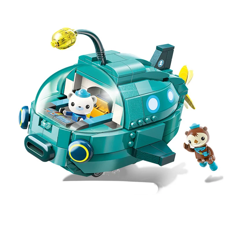 3703 Octonauts Собранный автомобиль фигурка игрушки Barnacels Kwazii песо Пингвин Dashi Inkling модель игрушки для детей подарок - Цвет: 3703