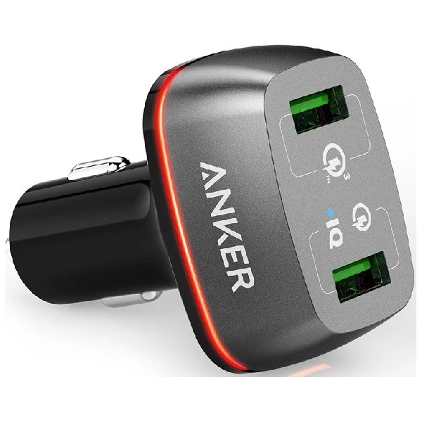 Автомобильное зарядное устройство ANKER PowerDrive+ 2 with Quick Charge 3.0 черный | Электроника