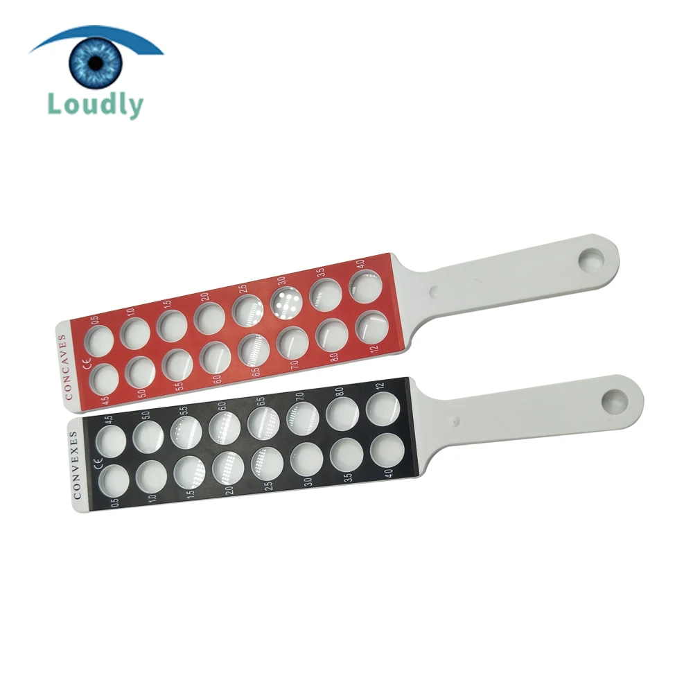 Оптическая офтальмологическая ретиноскопия набор пластиковых 2 Pad 32 диоптрий