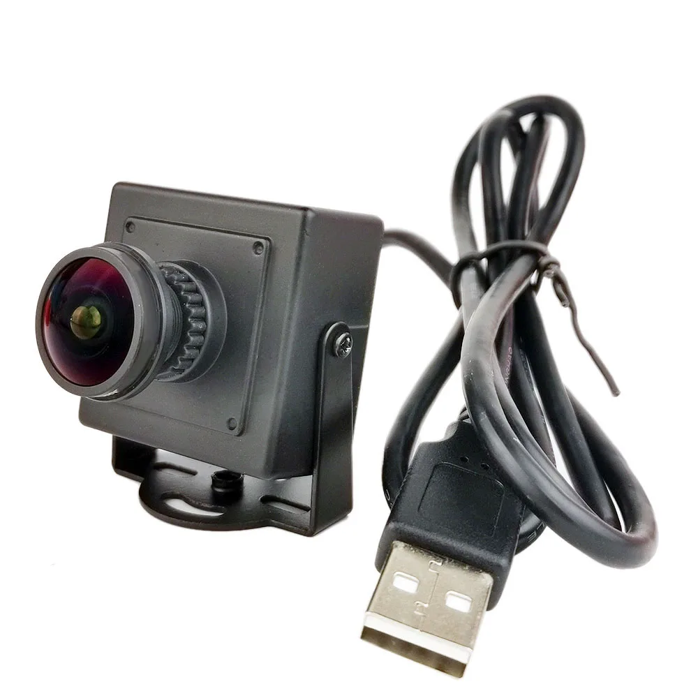 1080P HD Mini CMOS OV2710 Security Webcam 2MP 30fps Wide Angle 170degree Fisheye Lens UVC OTG Usb Camera For PC Computer Laptop |