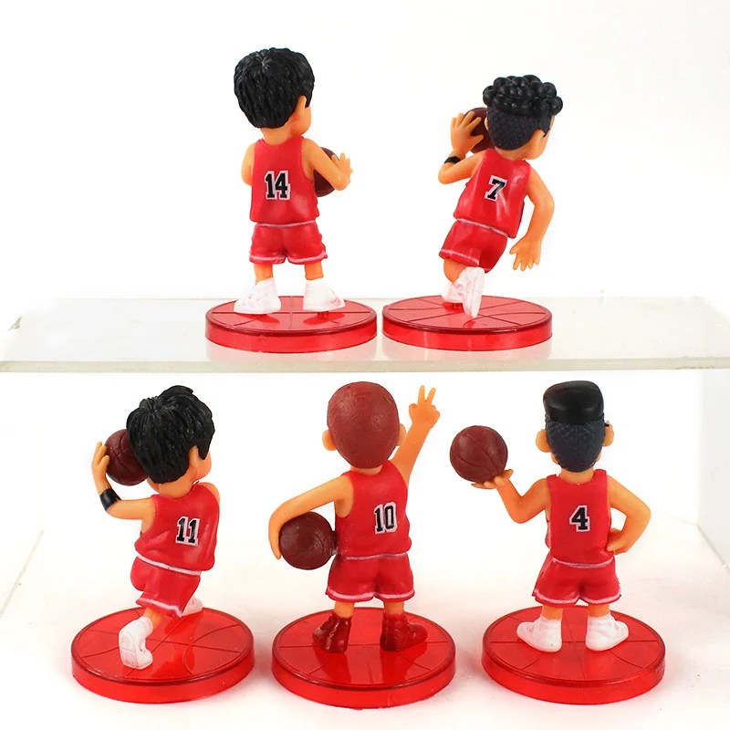 Горячая новинка 5 шт./лот набор экшн-фигурок Slam Dunk аниме сакураги ханамичи