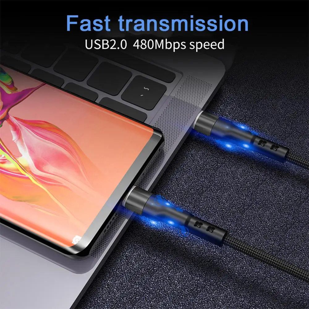 Кабель для быстрой зарядки и передачи данных мобильного телефона с разъемами USB 3