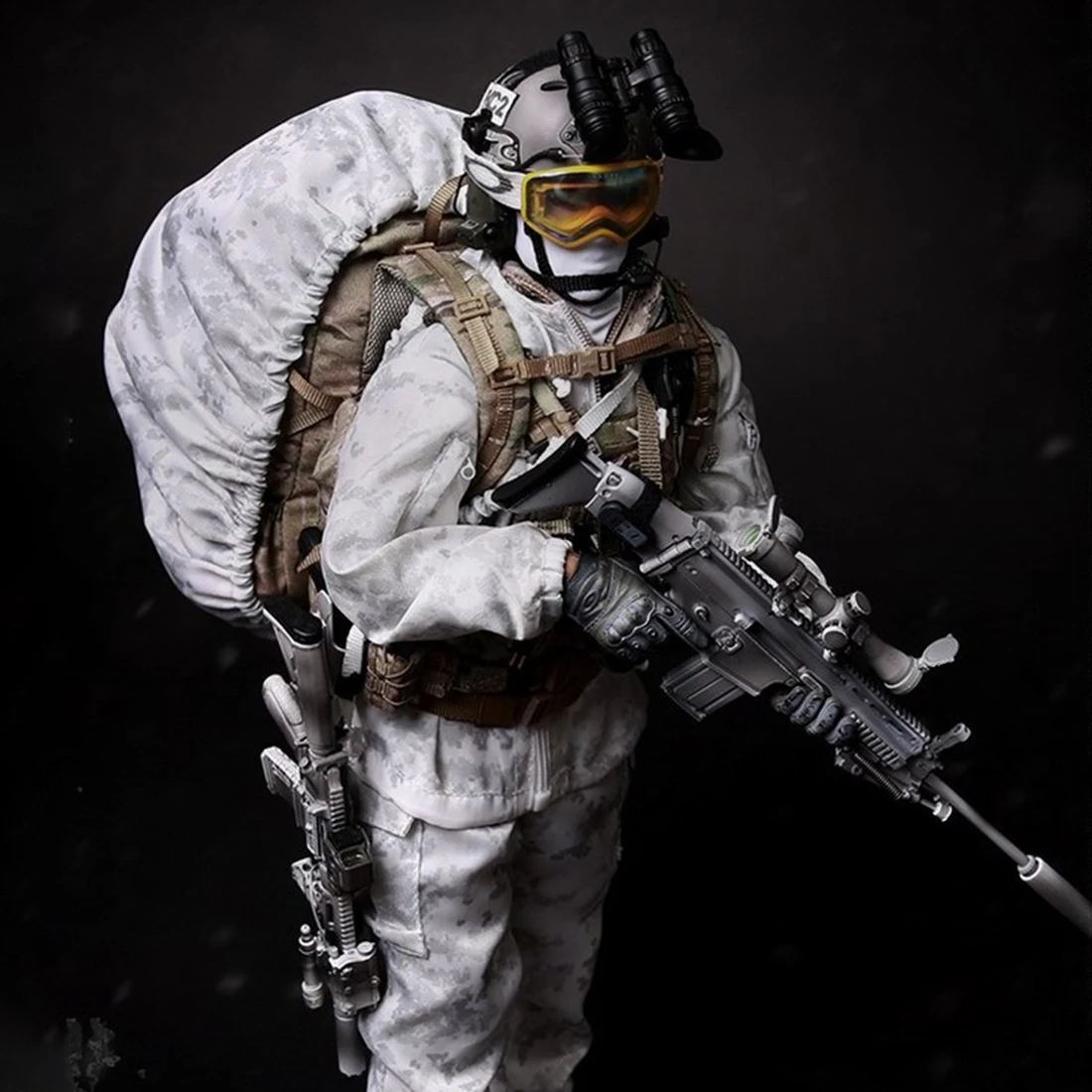 1/6 30 см солдатская модель костюм реалистичный хедлеппт Сделай Сам ручной работы солдат морские котики зимние боевые тренировочные фигурки и игрушки