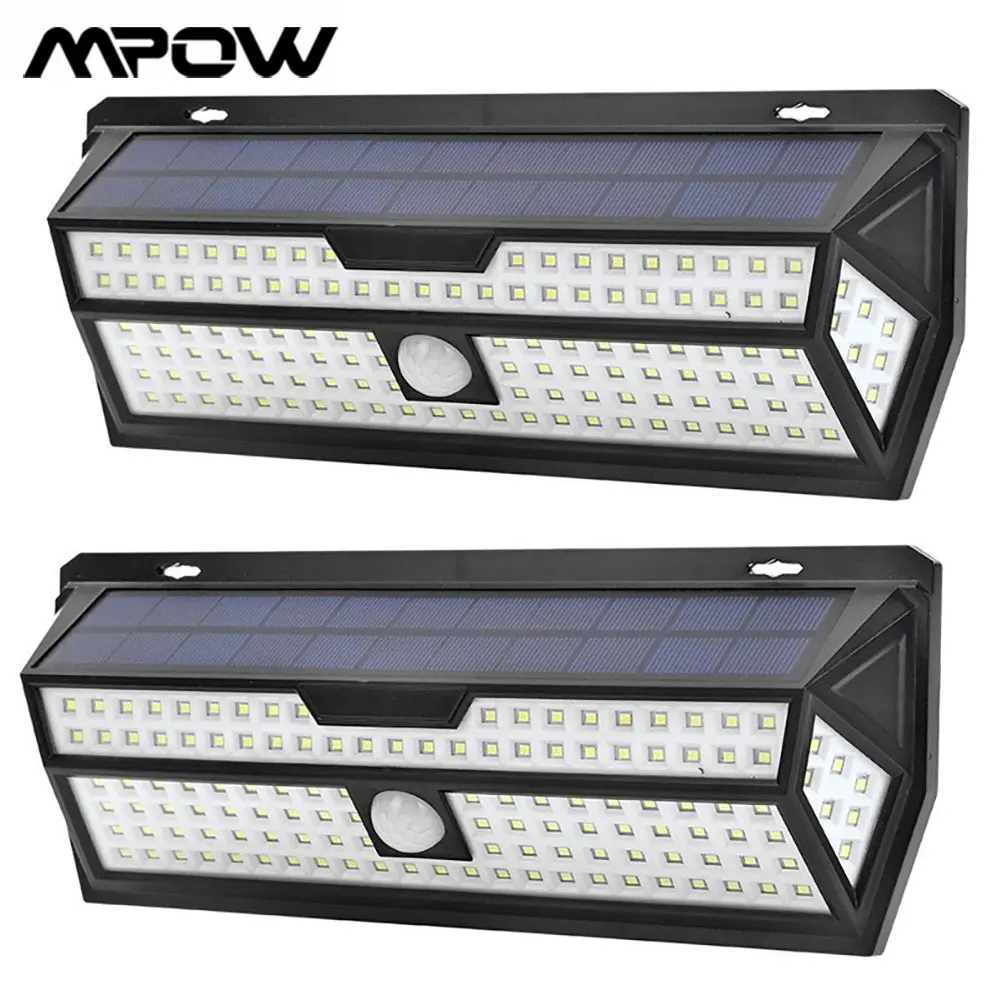 Светодиодный садовый светильник Mpow на солнечной батарее 132 лм с пассивным ИК