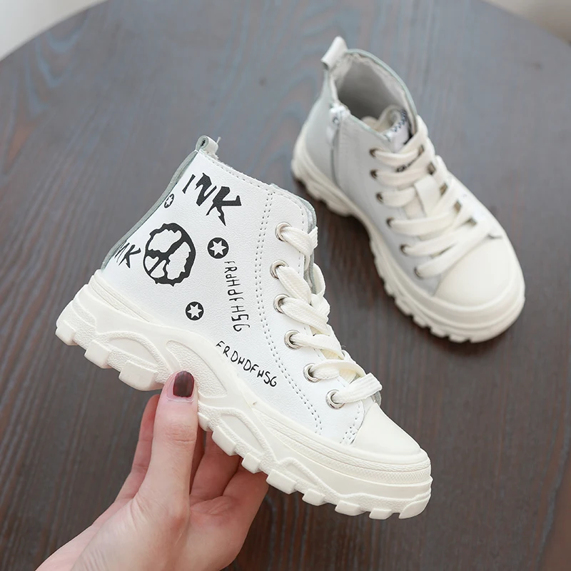 Новинка 2019 года сезон весна-осень детские ботинки для девочек и мальчиков