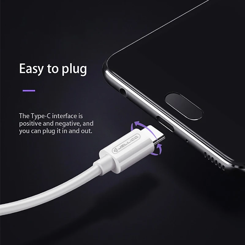 Кабель Jellico USB Type C 5 А 1 м|Кабели для мобильных телефонов| |