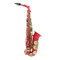 eb alto saxophone brass colorful lacquered e flat sax high quality woodwind instrument with case gloves reeds strap accessories