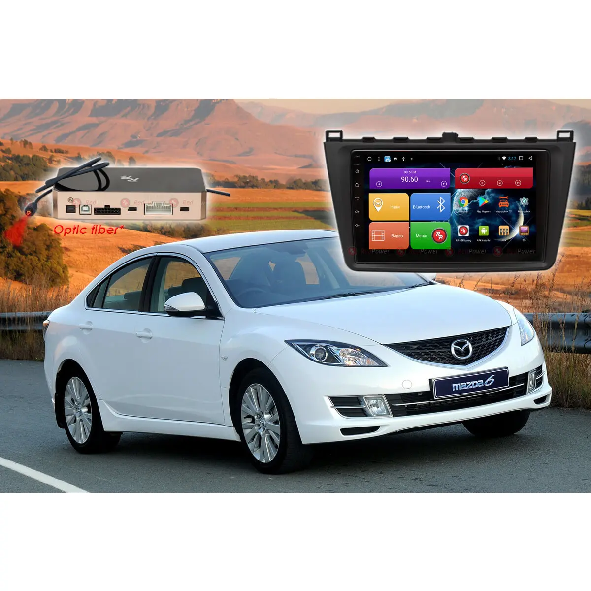 Автомагнитола для Mazda 6 (2009 2013) RedPower 51002 R IPS DSP ANDROID 8+|Автомагнитолы| |