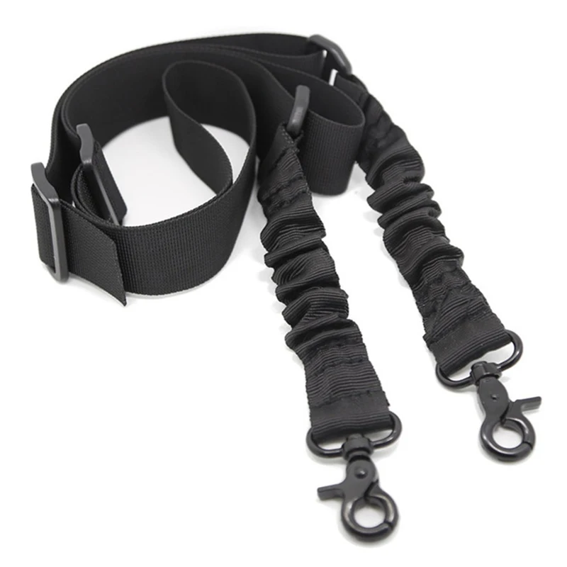 

Tactical Adjustable Sling Shoulder Strap Outdoor Sling Belt Bungee Hunting Accessories