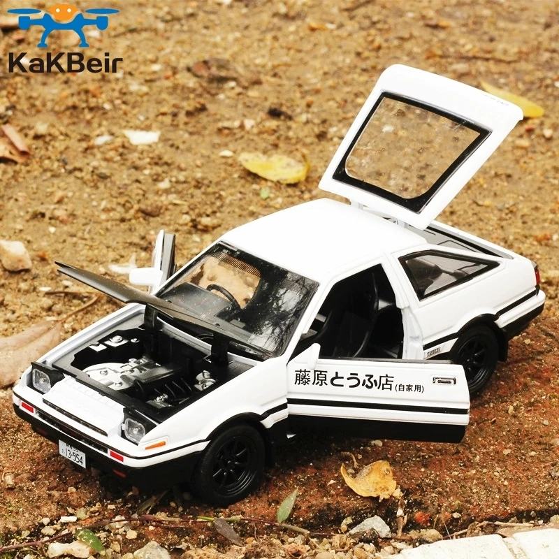 Литой автомобиль Initial D AE86 из сплава металла модель игрушечного автомобиля Inital