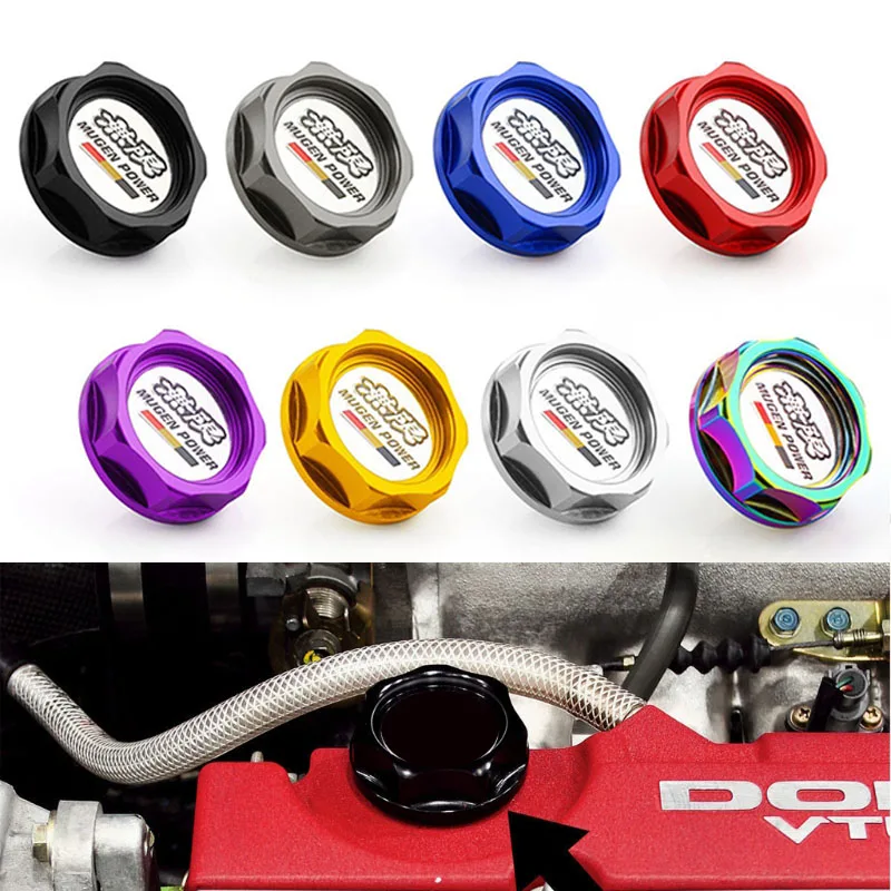 

Aluminum Radiator Cap Cover Power Performance Oil Cap Mugen Fit for Honda Accord Civic RS-CAP003