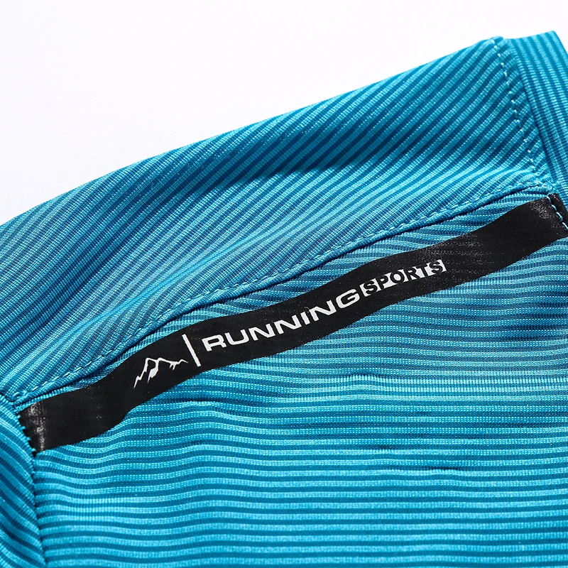 Бег футболки Для мужчин с длинным рукавом Спортивные полиэстер быстрое