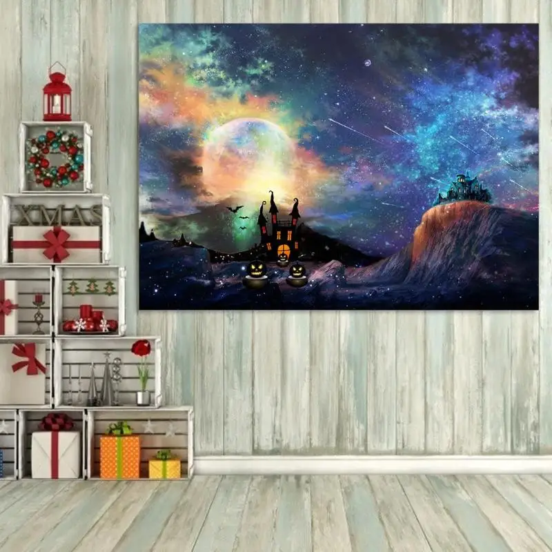 Украшения для Хэллоуина фон настенный фотографический тканевый реквизит