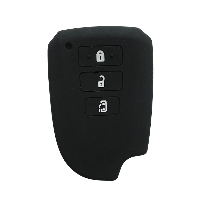 Автомобильный чехол для ключей, держатель для Toyota Vios Carina Camry Corolla Crown MPV, автоматический чехол для ключей, сигнализация - Название цвета: black