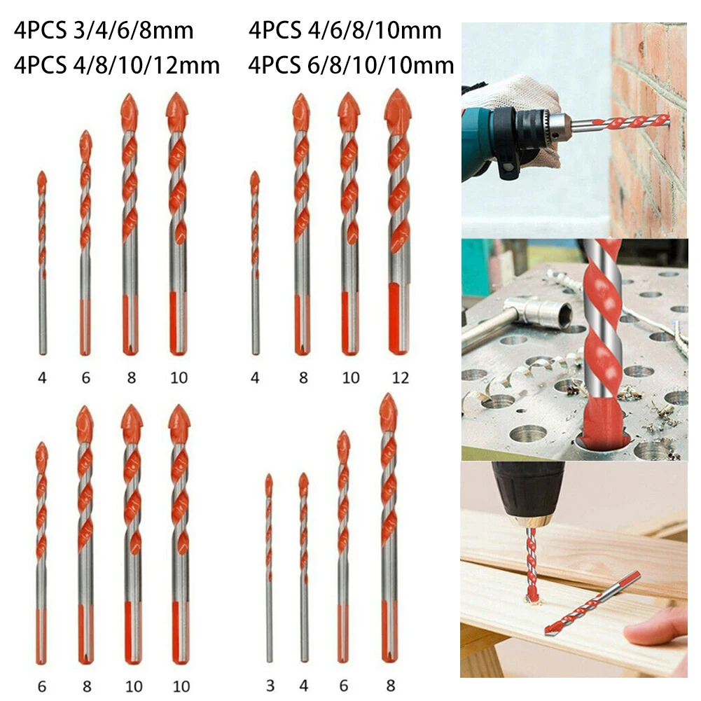 

Multifunctional Drill Bits Ceramic Glass Punching Hole Working Sets 100% New Category Reamer Handle Type Triangle Handle