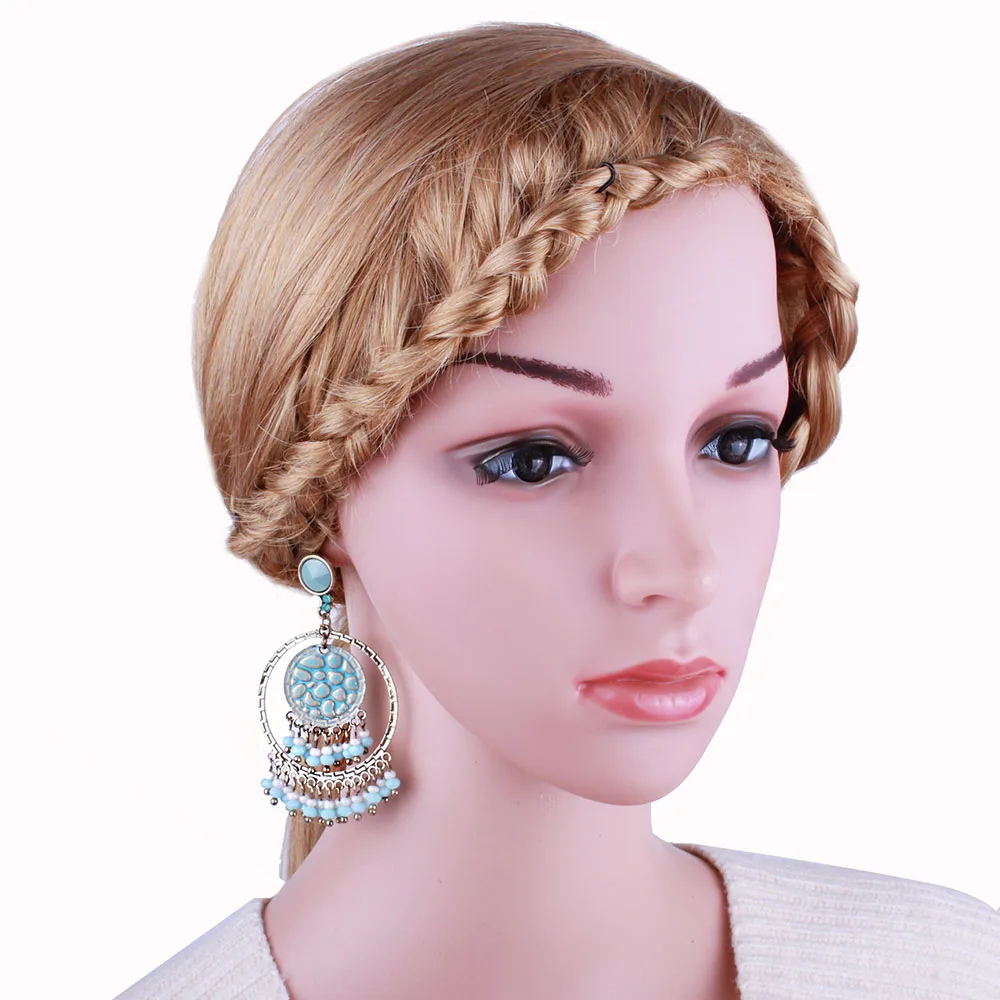 Ювелирные изделия FARLENA круглые дизайнерские серьги ручной работы из бисера в