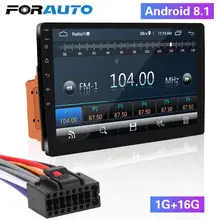 2 Din 10 Touch Screen Android 8.1 Car Radio WiFi Bluetooth MP5 Car Multimedia MP5 Player Auto Parts Retractable GPS Autoradio
