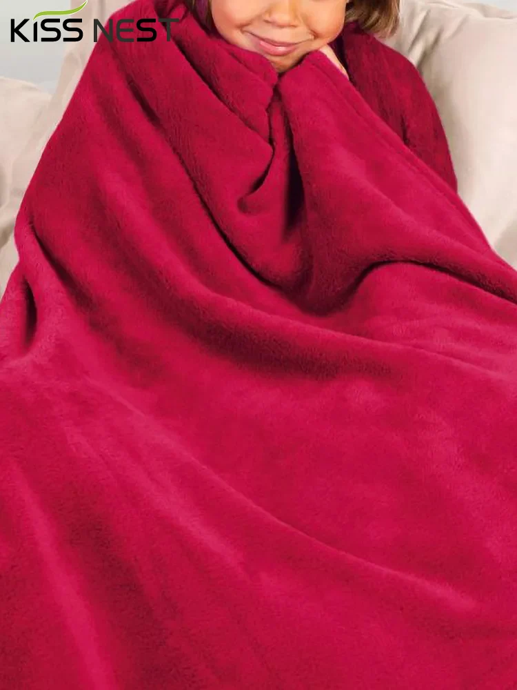 

Soft Warm Coral Fleece Blanket for Beds/Sofa/Travel/Baby/Adult /Pet,150x200 180x200 200x230cm,19 Plain Colors