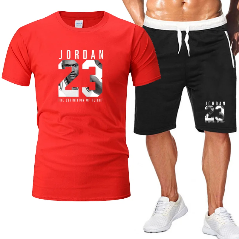 

Sports jacket suit sportswear men's running shorts football fitness suit men's 2-piece fitness suit sportswear t-shirt men's sui