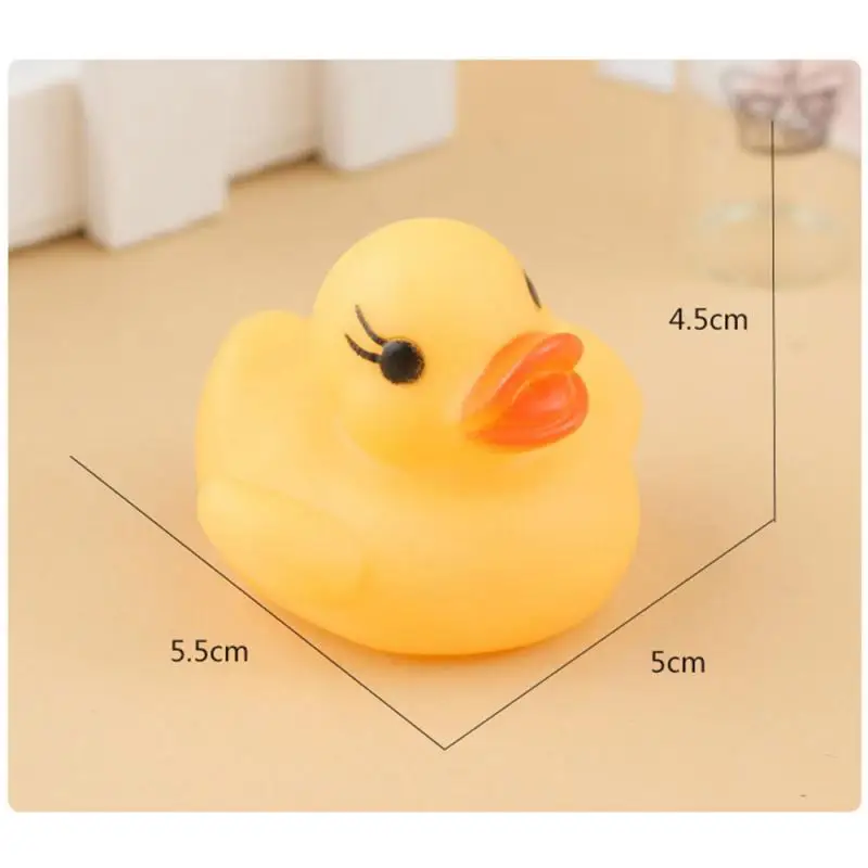 

LED Water Sensor Luminous Duck Floating In Water Flashing Little Duck Baby Bathing In Water Toy Play Duck Kids Children Gift