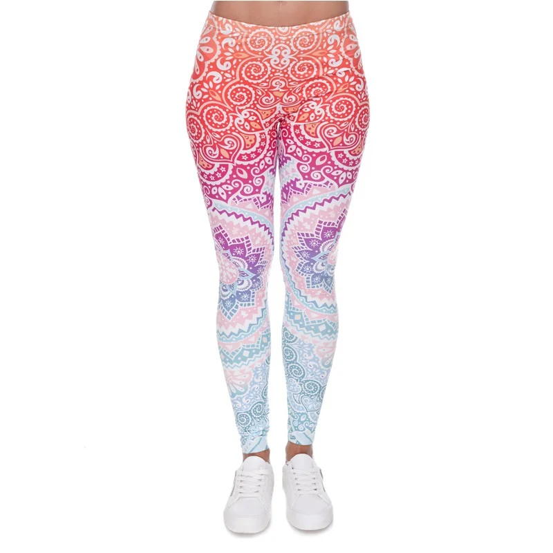 

Series Printed Leggings Europe and America Leggings Outer Wear women's pants2021