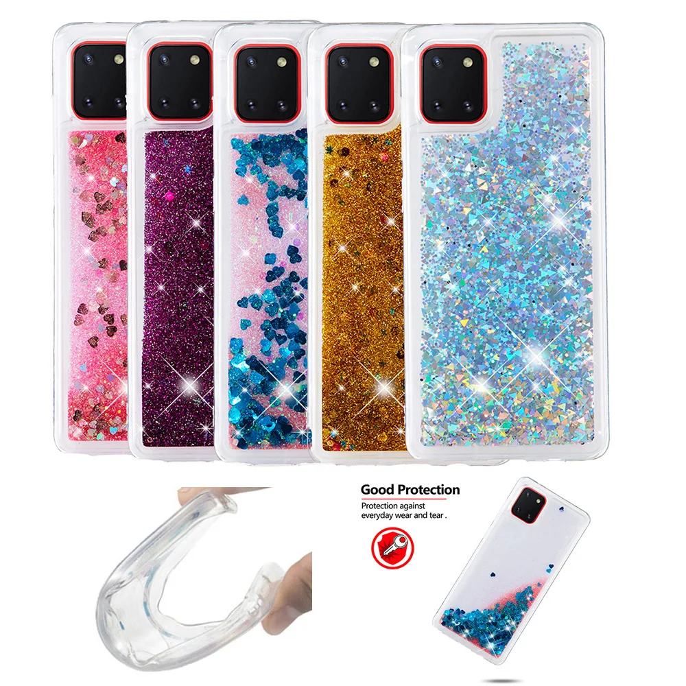 Блестящий Звездный струящийся непроницаемый для воды и жидкости чехол Motorola MOTO