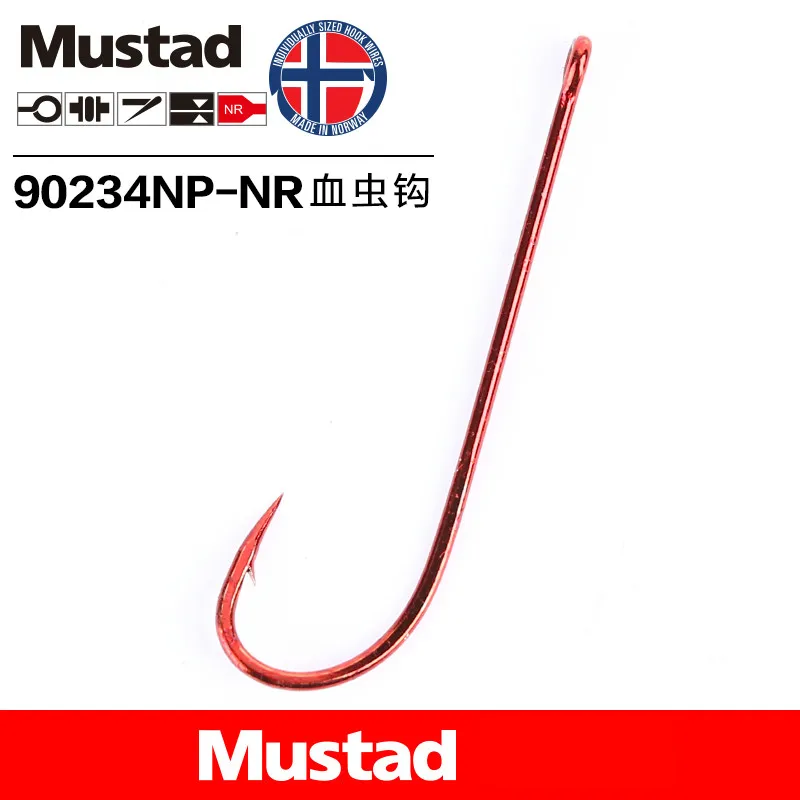 5 упаковок/партия рыболовные крючки Mustad 90234 np # из высокоуглеродистой стали | Спорт