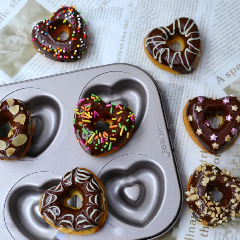 6 отверстий пончик форма печенье антипригарная для пончиков печь выпечки лоток