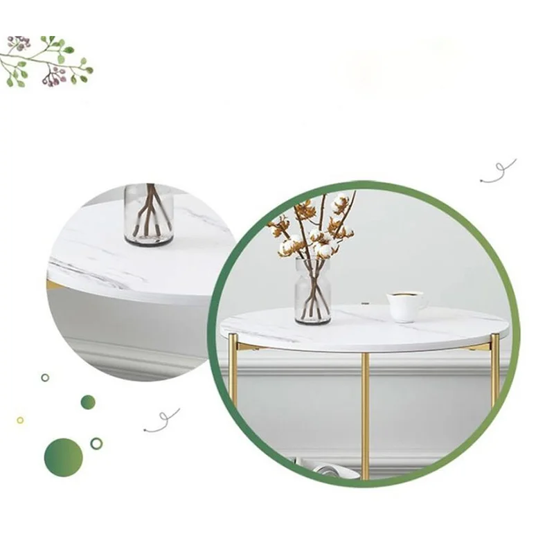 Двухслойный деревянный столик для гостиной журнальный с книгами поднос хранения