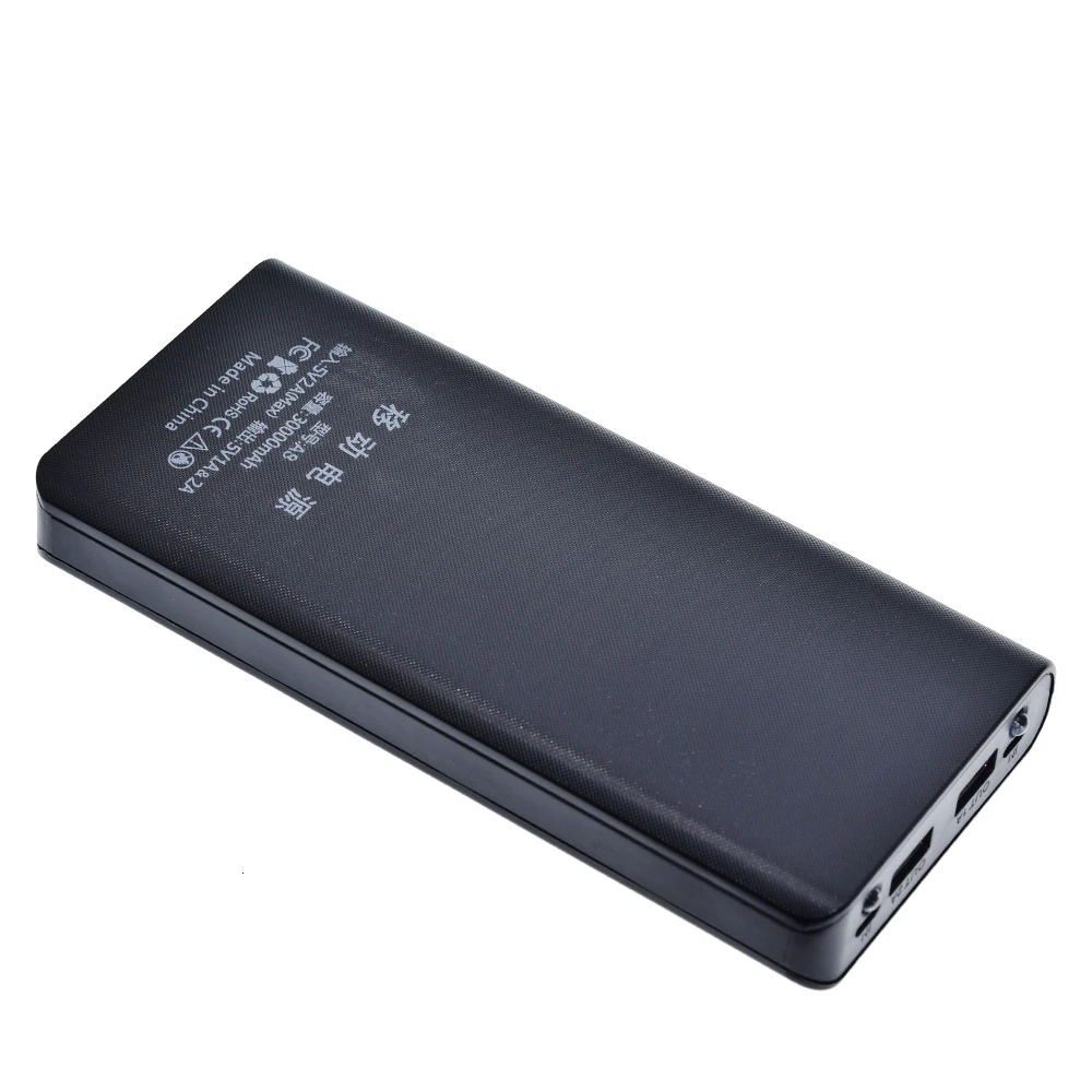 5 в двойной USB 8*18650 Внешний аккумулятор зарядное устройство для мобильного телефона DIY чехол для смартфона MP3 Электронная зарядка для мобильного телефона