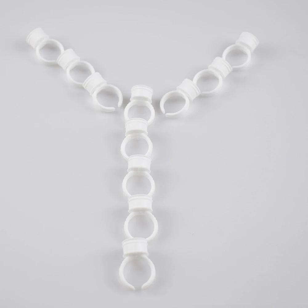 

200Pcs Makeup Disposable Finger Easy Ring Ink Holders/Cups tattoo accesories container Tattoo Ink