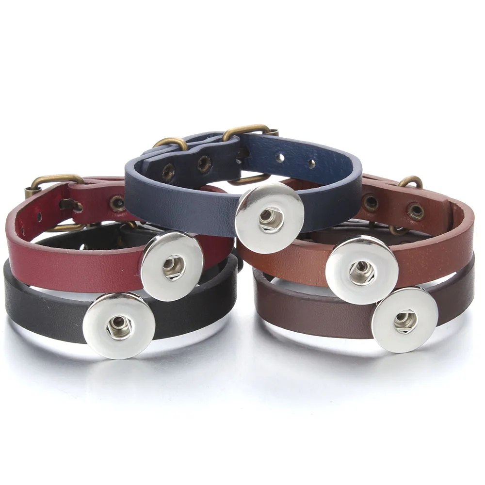 Новые ювелирные изделия с простой обмоткой черный коричневый кожаный браслет