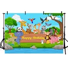 Виниловый фон для фотосъемки с изображением ковчега Ноя, животных, лодки, морского моря, 7 Х5 футов