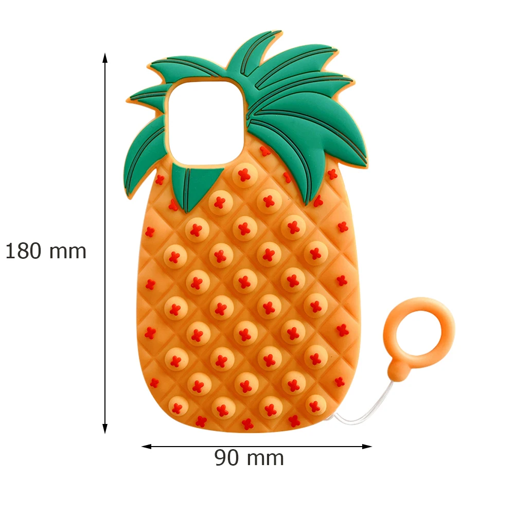 

Mobile Phone Shell Push Bubble Fidget Toys Silicone Phone Cases for iPhone Sensory Anti-stress Puzzle Relaxing Toys