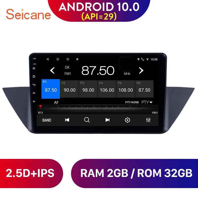 

Seicane Android 10,0 10,1 дюймов Авторадио автомобильный GPS навигационный блок плеер для 2009 - 2011 2012 2013 BMW X1 E84 радио Зеркало Ссылка
