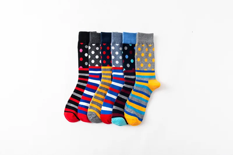 PEONFLY мужские забавные красочные чесаные хлопковые носки красный Argyle ДЮЖИНА ПАКЕТ повседневные счастливые носки платье Свадебные носки