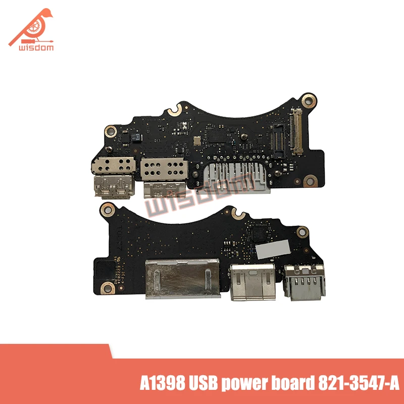

10P Full new A1398 Power Audio Board For Apple Macbook Air15''A1398 USB HDMI SD I/O Board 821-3547-A MC505 MC506 2013-2014