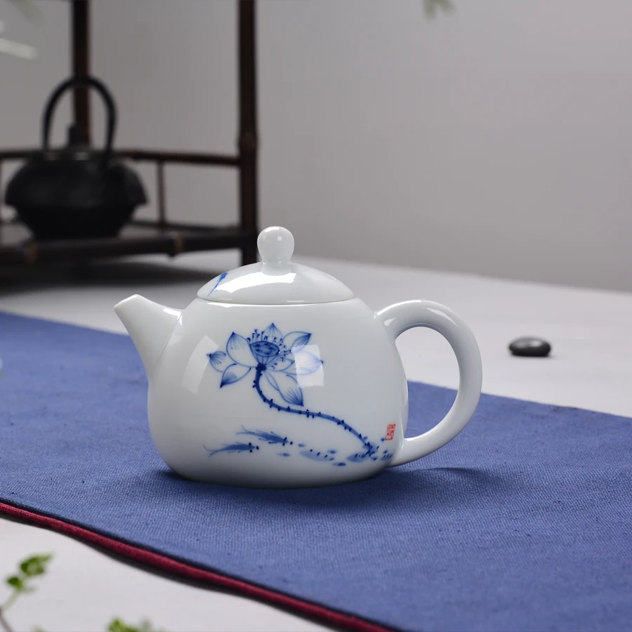 Чайник с ручной росписью керамическая чайная чашка китайский чайный набор кунг