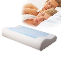 slow rebound memory foam gel neck pillow orthopedic cervical coccyx massager health care pain release sleeping pillow
