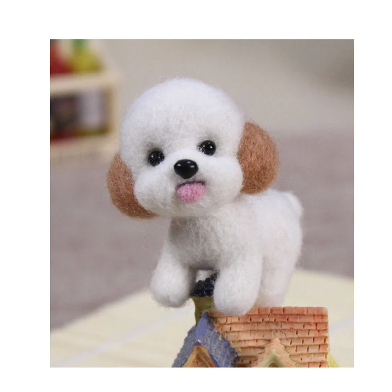 Шерстяное войлочное ремесло сделай сам модная индивидуальная собака