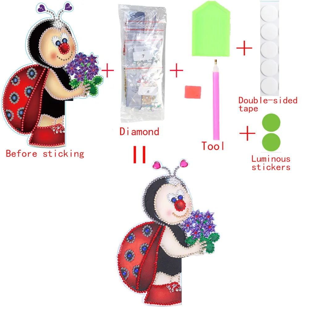 Наклейка на выключатель для алмазной живописи домашний декор сделай сам