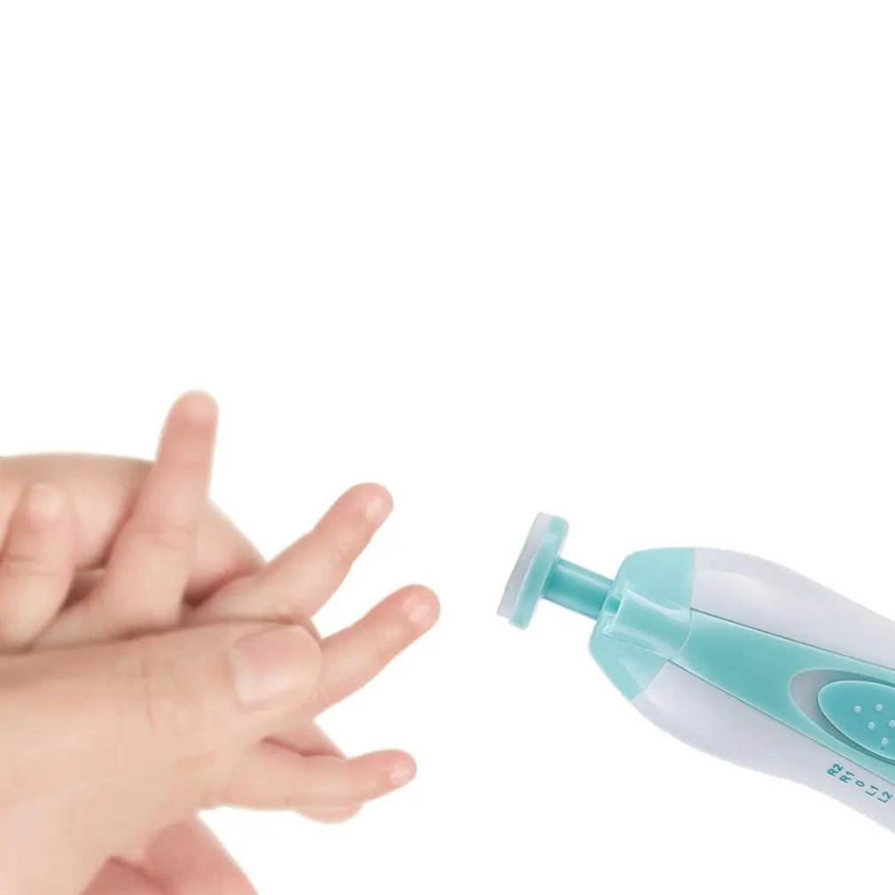 Corta&uacute;&ntilde;as el&eacute;ctrico de seguridad para beb&eacute; reci&eacute;n nacido, cortador de u&ntilde;as, manicura y pedicura, tijeras, cuidado de u&ntilde;as para ni&ntilde;os-0