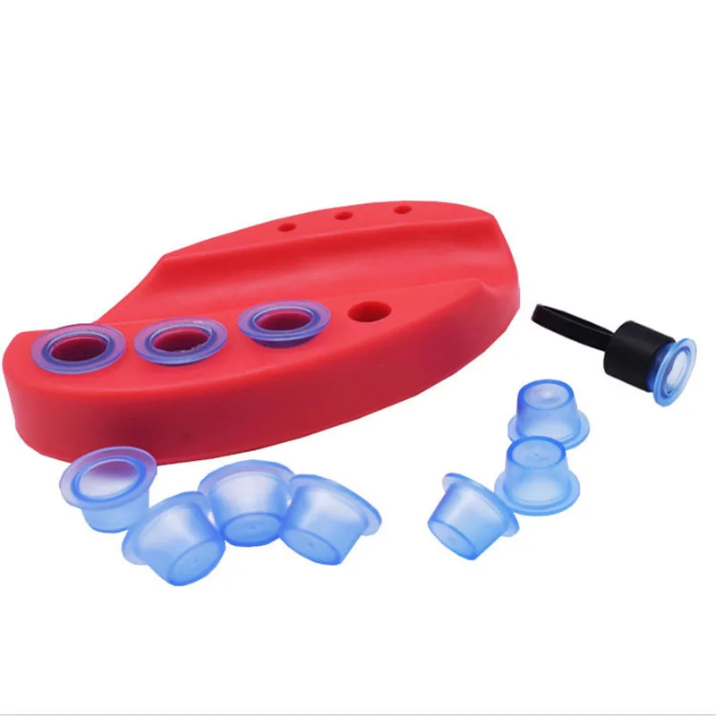 Одноразовые пластиковые дешевые микроблейдинг чернила для татуировок колпачок